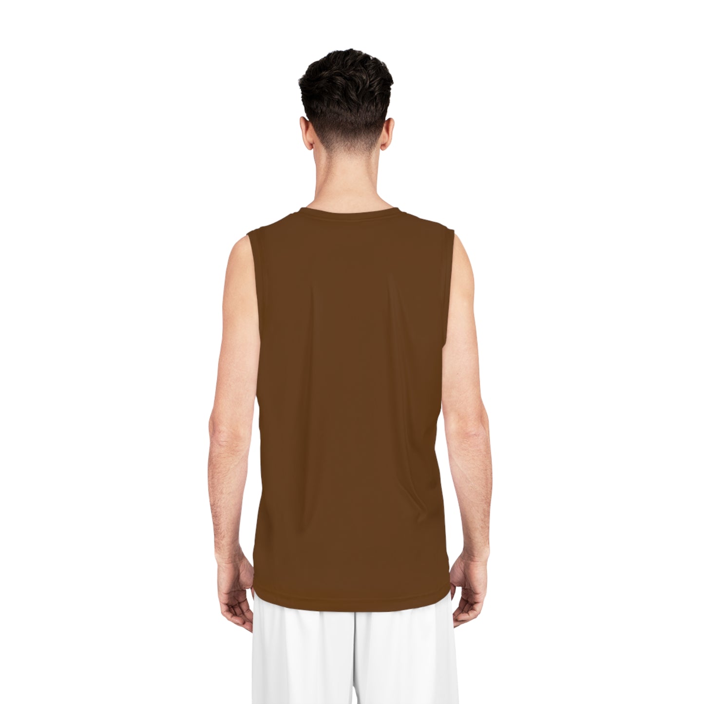 Jamol Basketball Jersey Brown with Pink  Logo