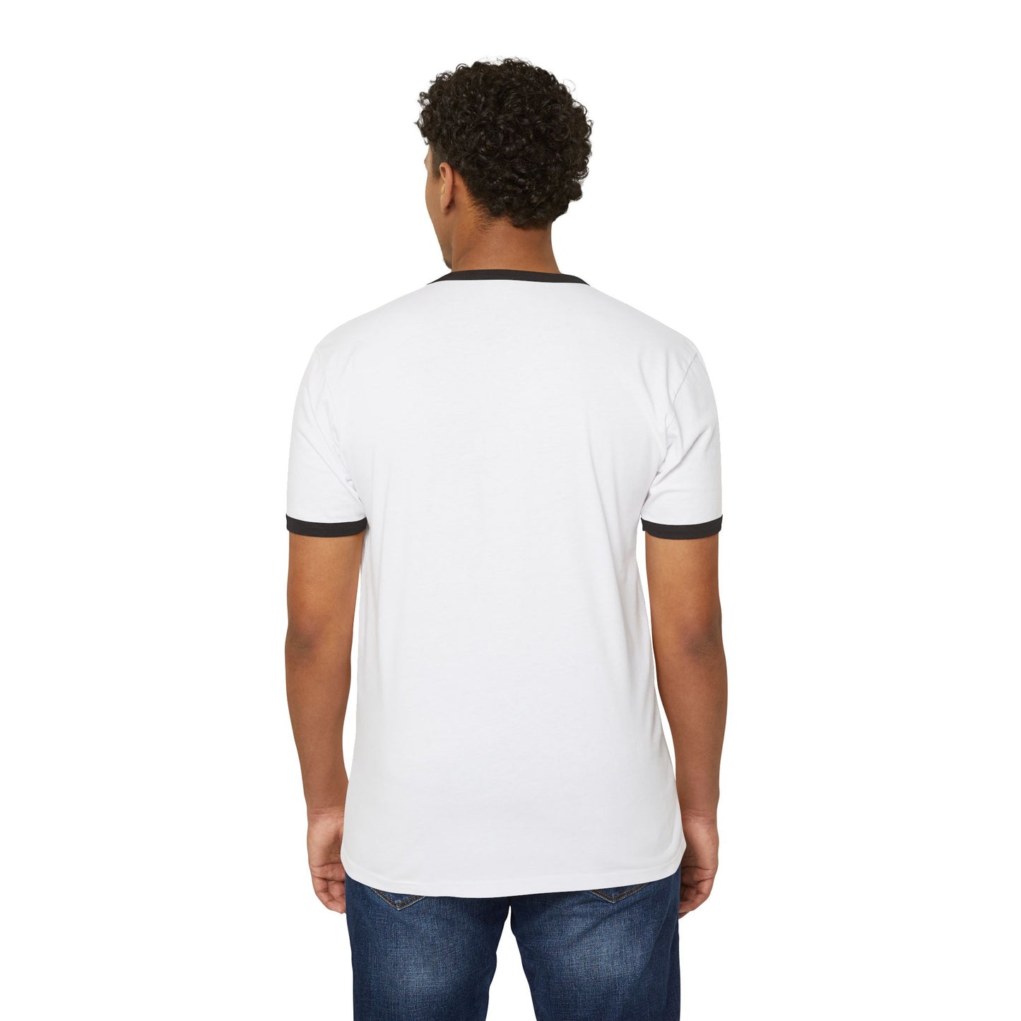 Minimalist Unisex Cotton Ringer T-Shirt for Casual Style