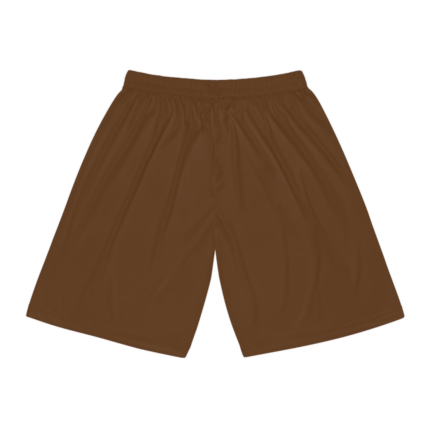 Logo Basketball Shorts - Brown Pink Design