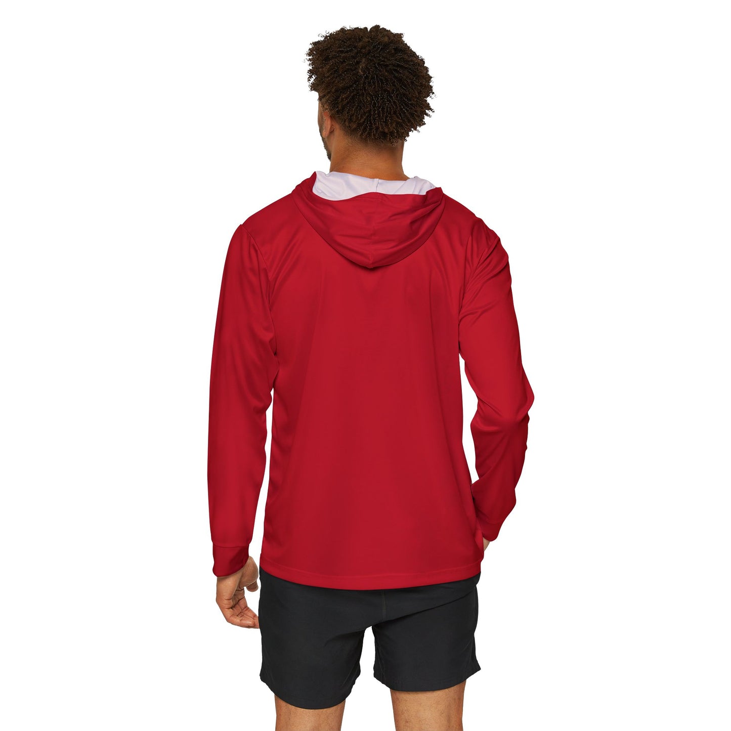 Men's Sports Hoodie - Red Warmup Jamol Brand